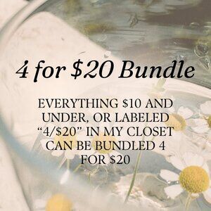 4 for $20 Bundle Offer